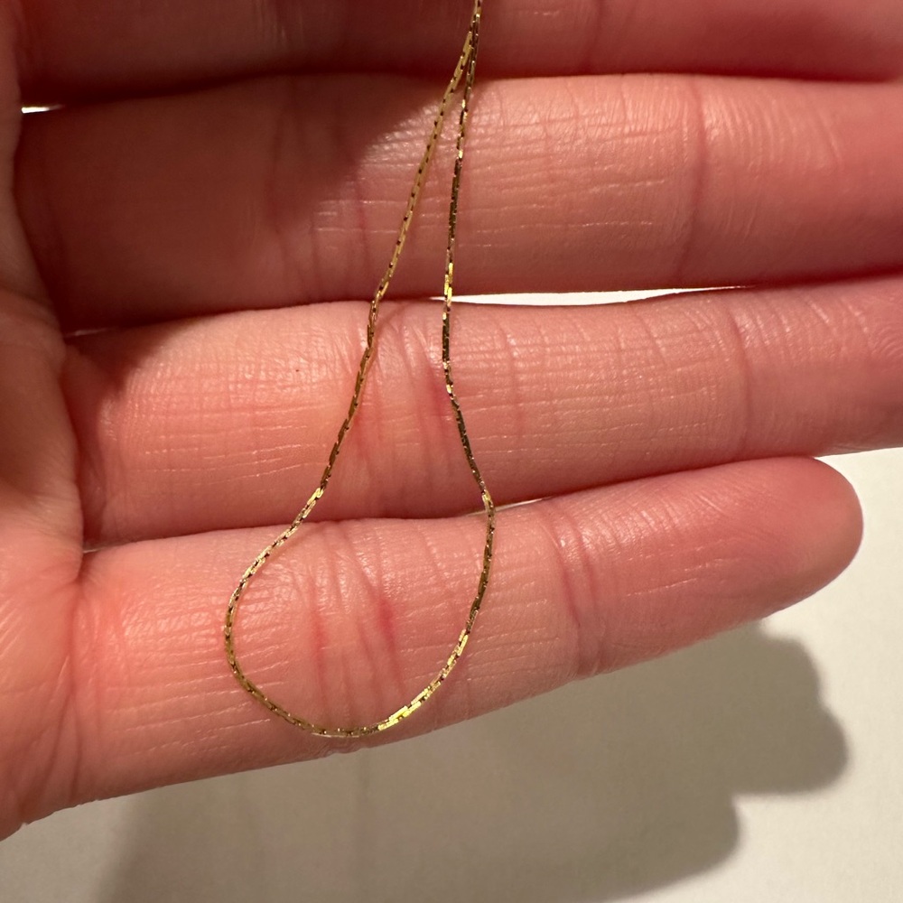 Gold necklace